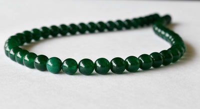 Green Jade Beads, Natural Round Crystal Beads 4mm to 10mm