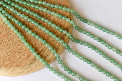 Green Aventurine Beads, Natural Round Crystal Beads 4mm to 12mm