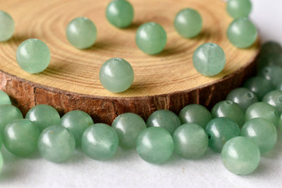 Green Aventurine Beads, Natural Round Crystal Beads 4mm to 12mm