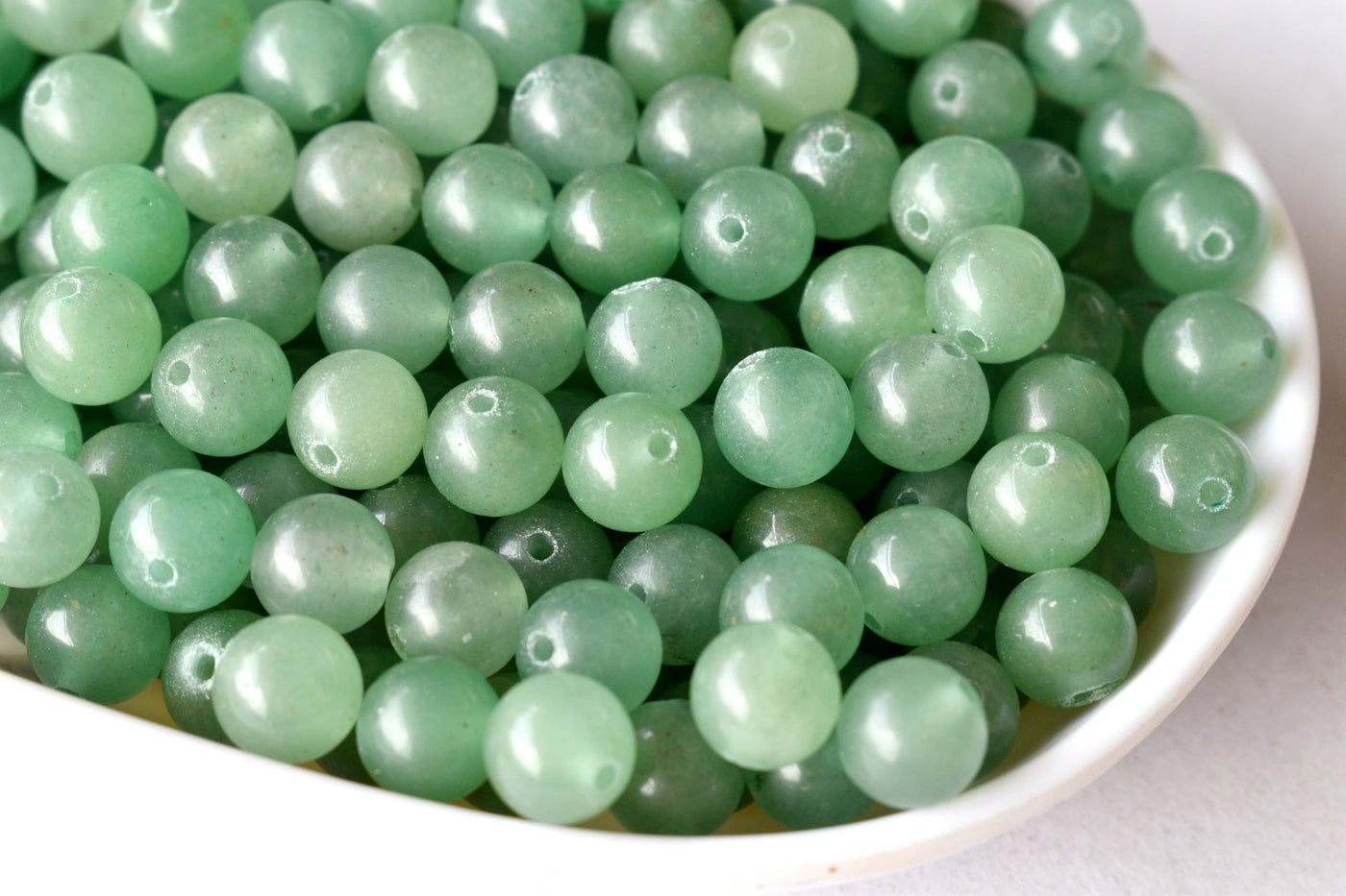 Green Aventurine Beads, Natural Round Crystal Beads 4mm to 12mm