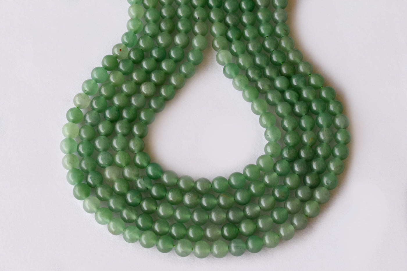 Green Aventurine Beads, Natural Round Crystal Beads 4mm to 12mm