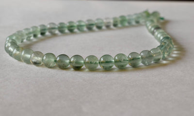 Green Fluorite Beads, Natural Round Crystal Beads 4mm to 10mm