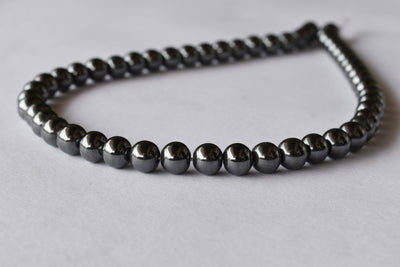 Hematite Beads, Natural Round Crystal Beads 4mm to 12mm