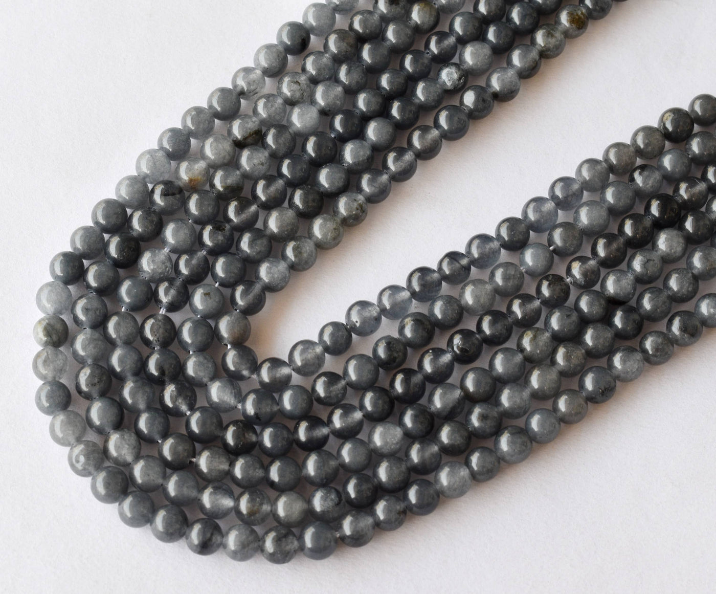 Iolite Beads, Natural Round Crystal Beads 6mm to 10mm