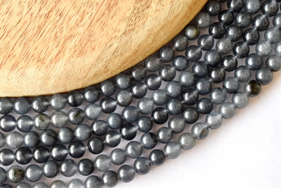 Iolite Beads, Natural Round Crystal Beads 6mm to 10mm