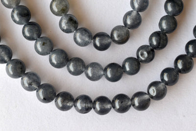 Iolite Beads, Natural Round Crystal Beads 6mm to 10mm