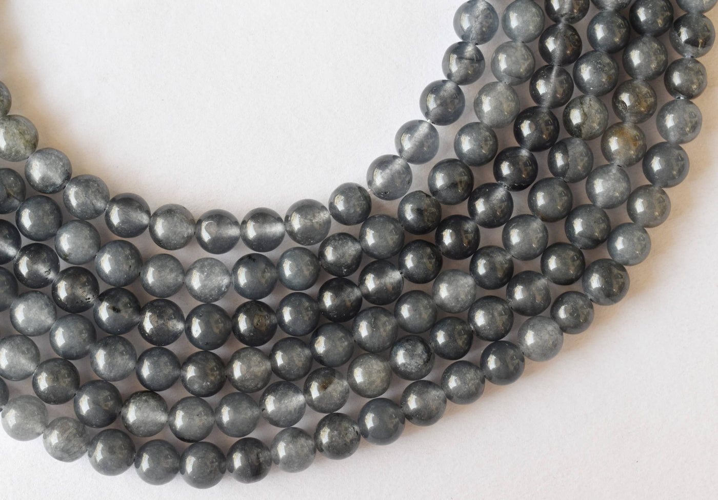 Iolite Beads, Natural Round Crystal Beads 6mm to 10mm