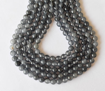 Iolite Beads, Natural Round Crystal Beads 6mm to 10mm