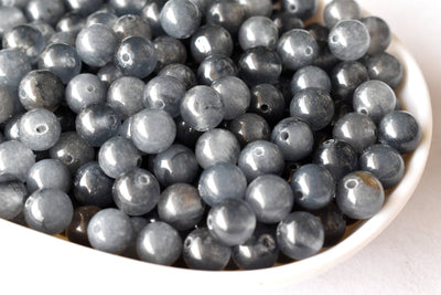 Iolite Beads, Natural Round Crystal Beads 6mm to 10mm