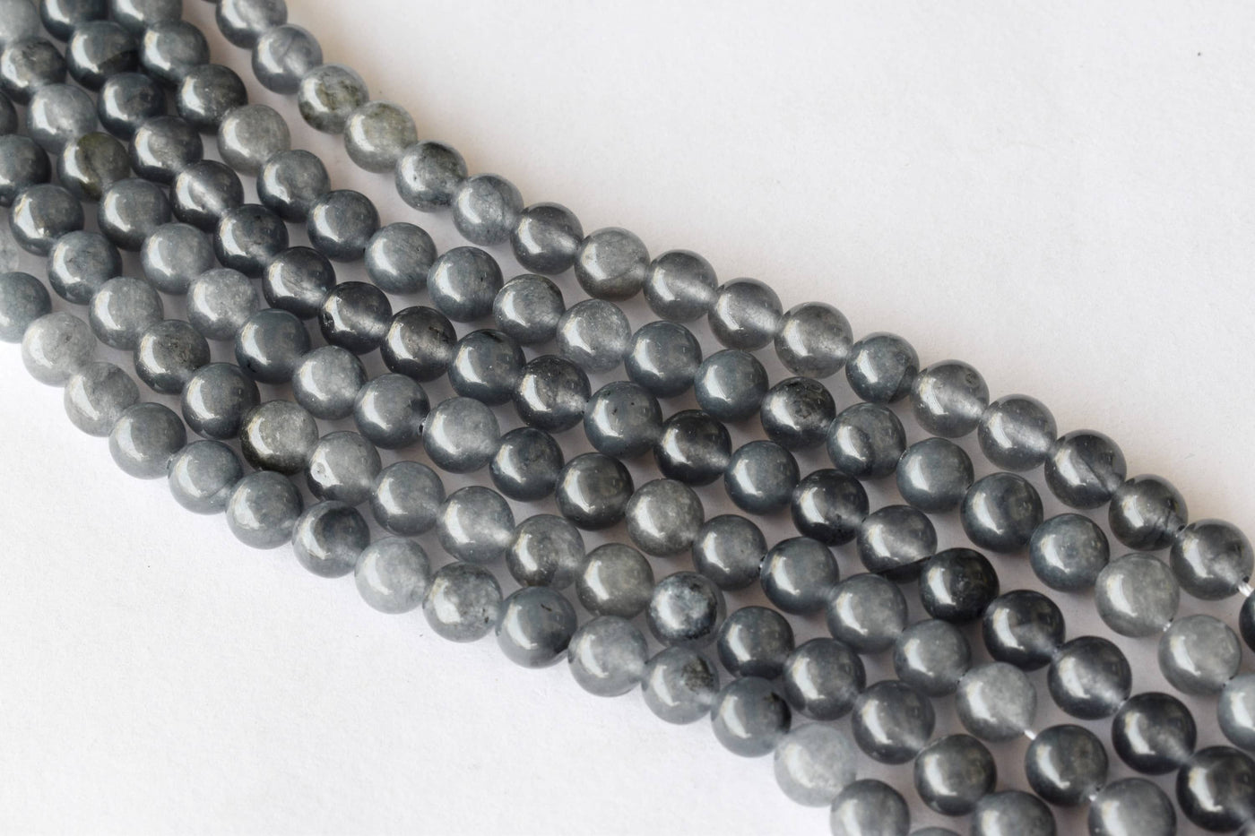 Iolite Beads, Natural Round Crystal Beads 6mm to 10mm