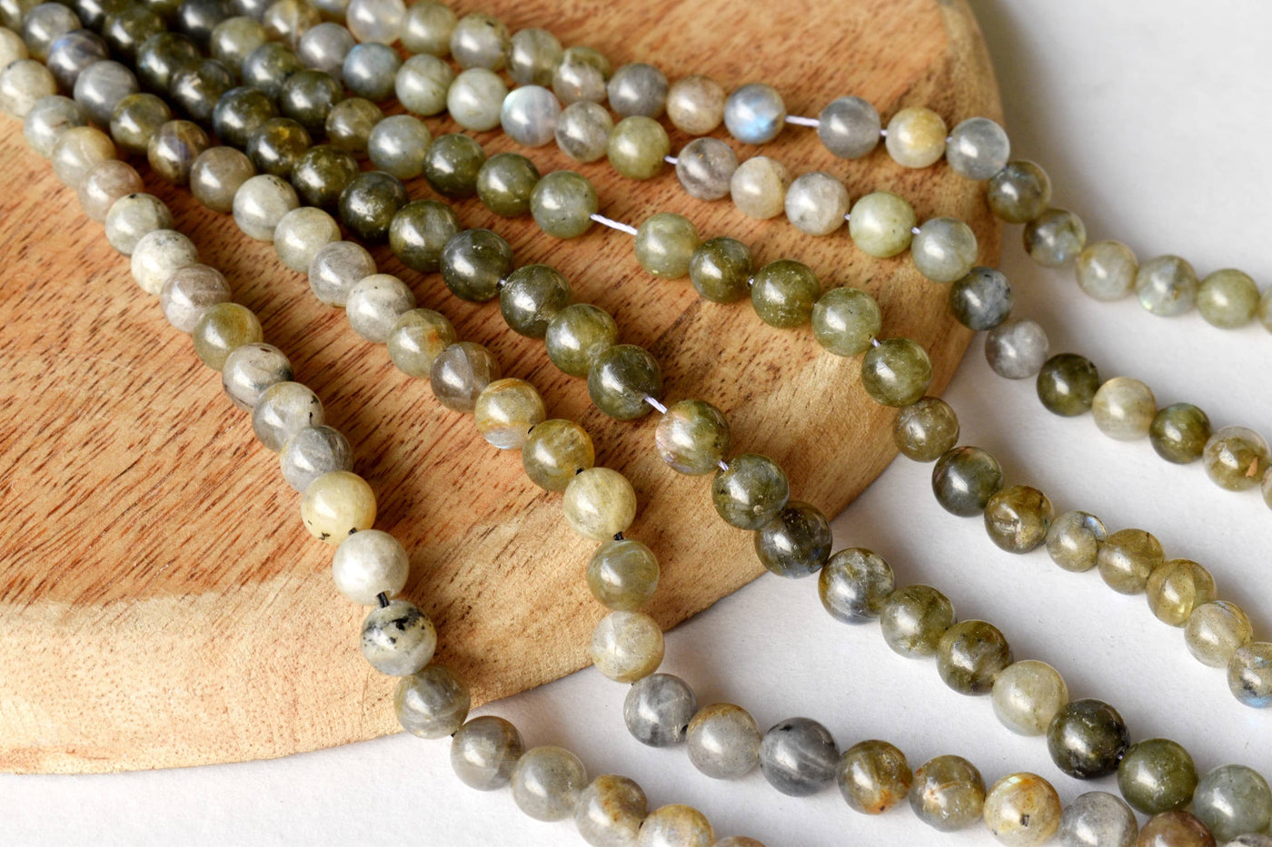 Labradorite Beads, Natural Round Crystal Beads 4mm to 12mm