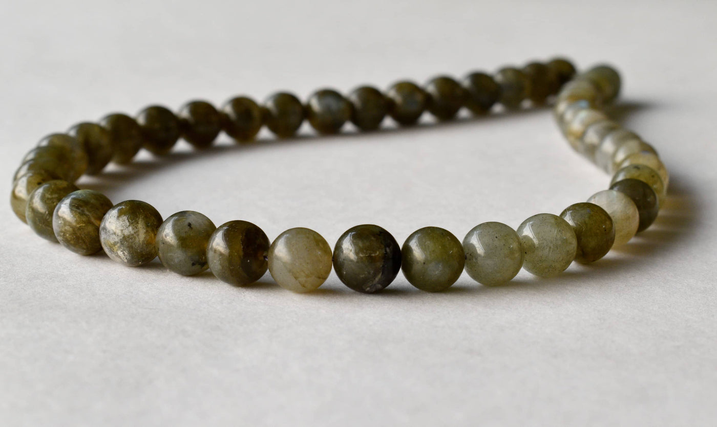 Labradorite Beads, Natural Round Crystal Beads 4mm to 12mm