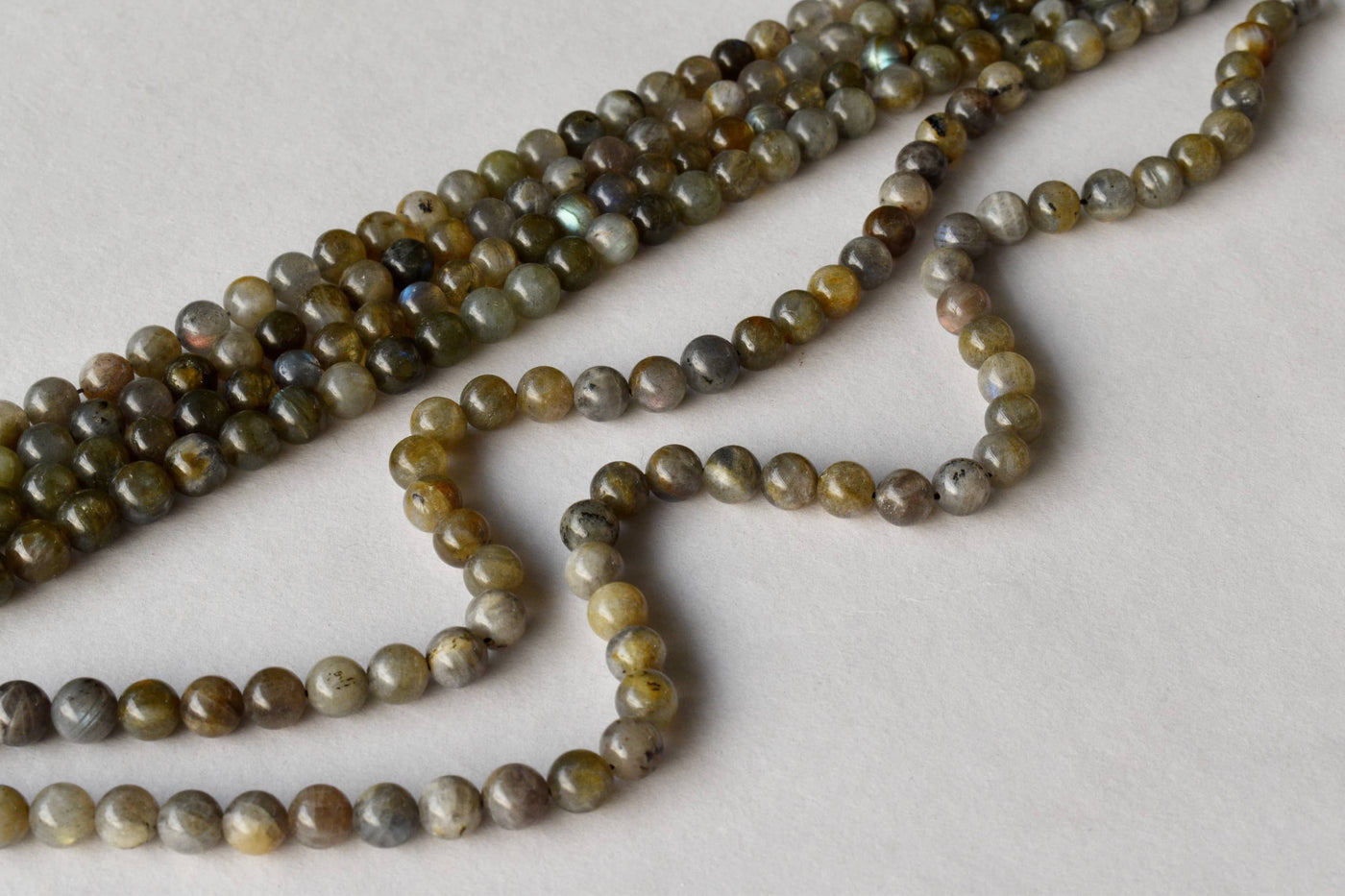 Labradorite Beads, Natural Round Crystal Beads 4mm to 12mm