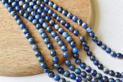 Lapis Lazuli Beads, Natural Round Crystal Beads 6mm to 12mm