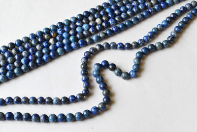 Lapis Lazuli Beads, Natural Round Crystal Beads 6mm to 12mm