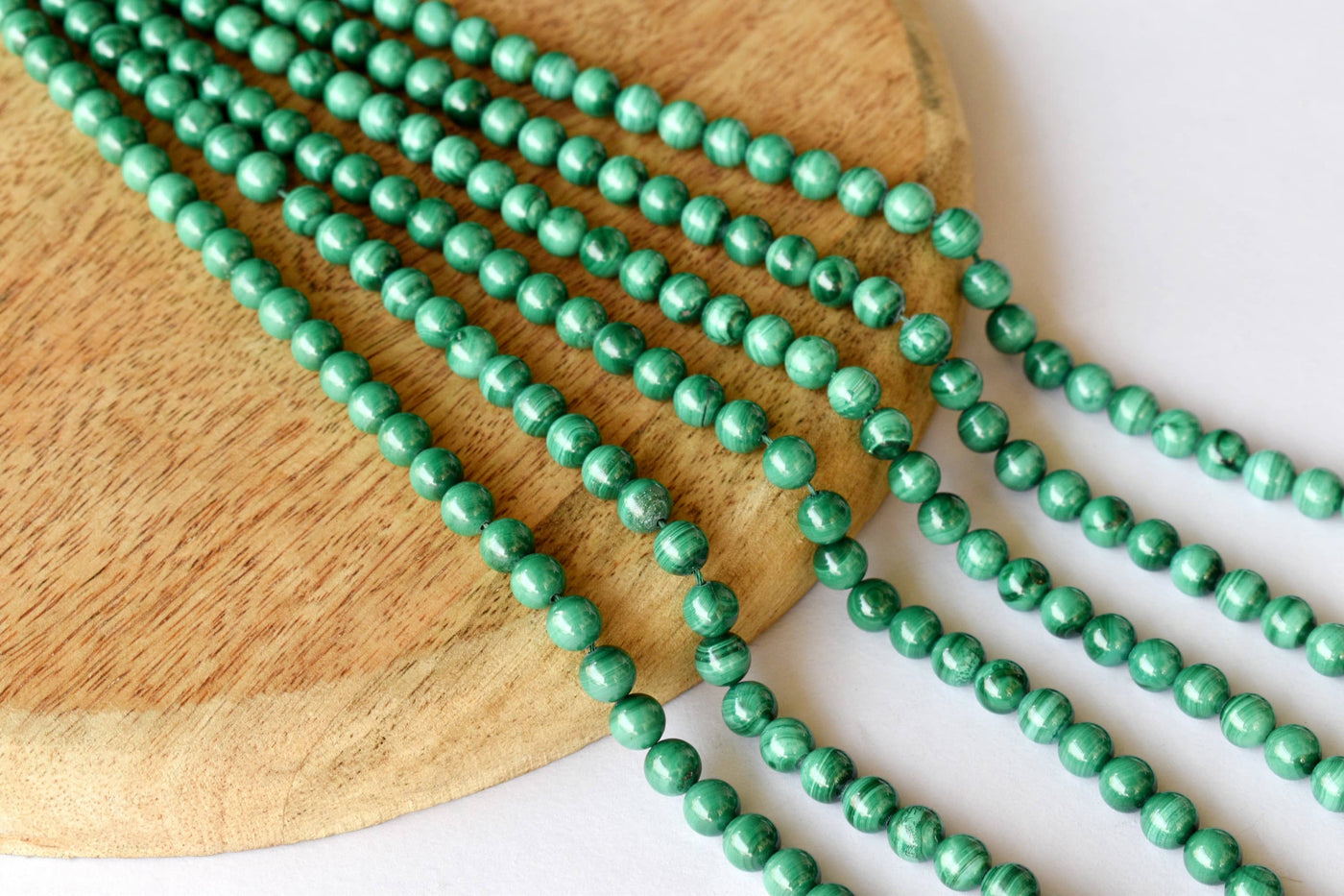 Malachite Beads, Natural Round Crystal Beads 6mm, 8mm