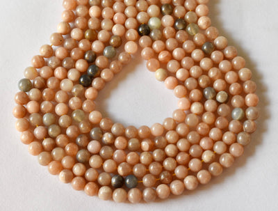 Moonstone Beads, Natural Round Crystal Beads 4mm to 12mm