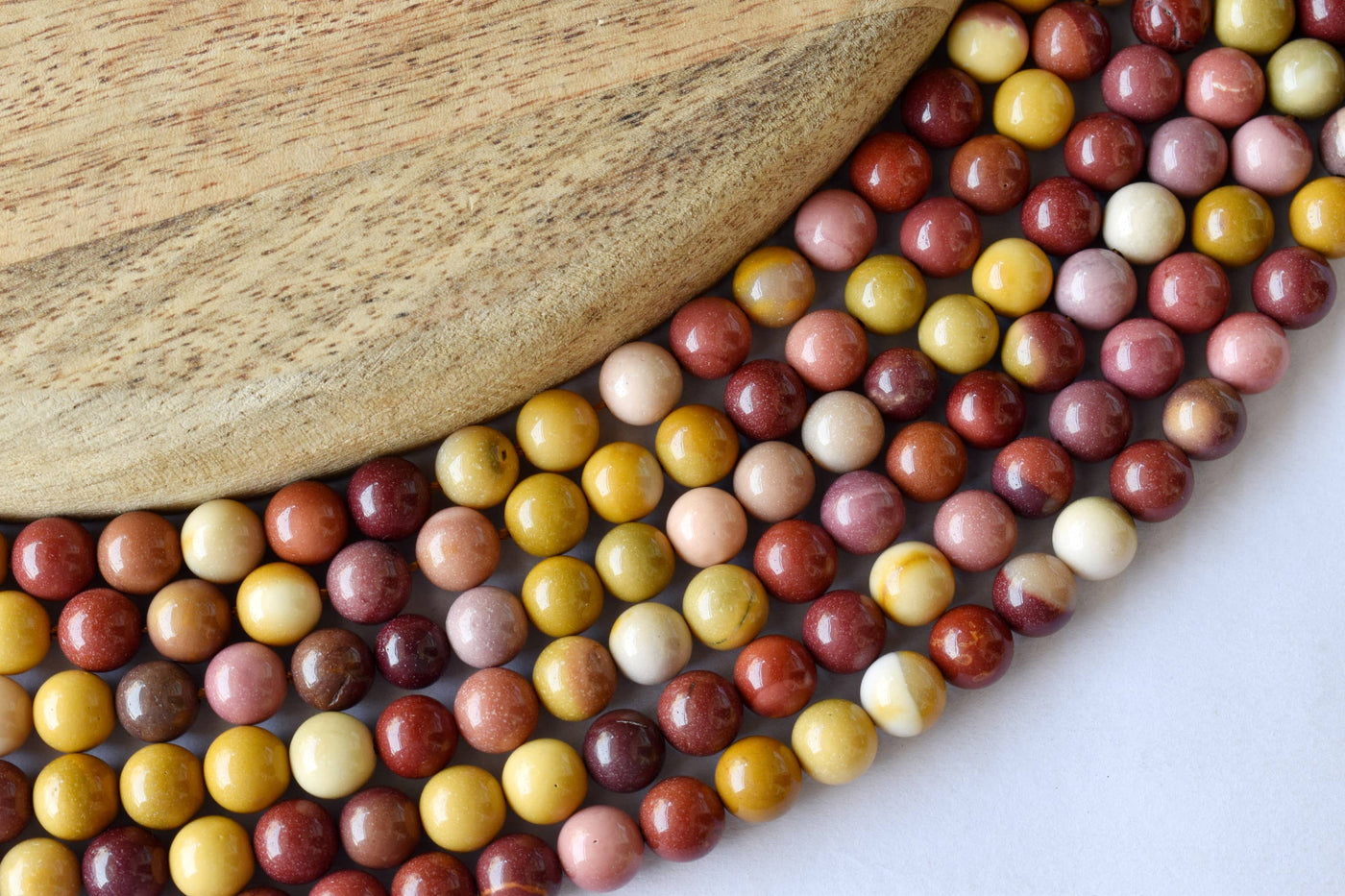 Mookaite Beads, Natural Round Crystal Beads 4mm to 12mm