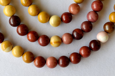 Mookaite Beads, Natural Round Crystal Beads 4mm to 12mm