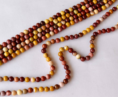 Mookaite Beads, Natural Round Crystal Beads 4mm to 12mm