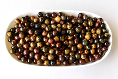 Multi Tiger Eye Beads, Natural Round Crystal Beads 6mm to 10mm