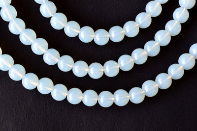 Opal Synthetic Beads, Natural Round Crystal Beads 4mm to 10mm