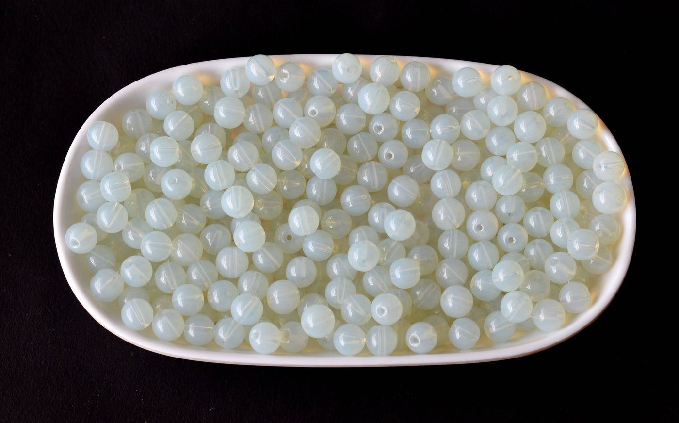 Opal Synthetic Beads, Natural Round Crystal Beads 4mm to 10mm