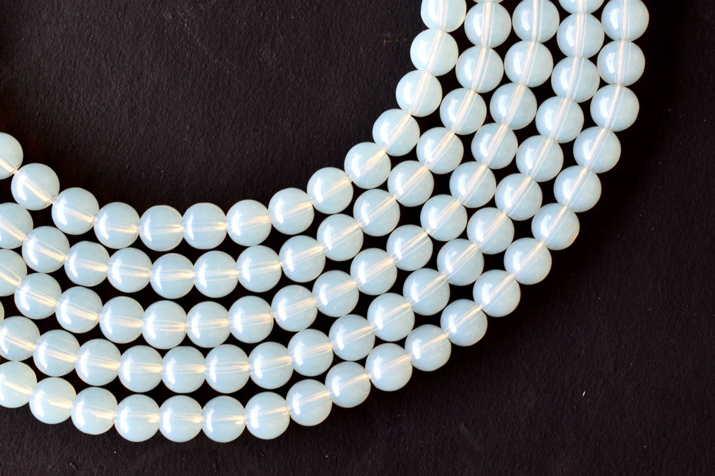 Opal Synthetic Beads, Natural Round Crystal Beads 4mm to 10mm