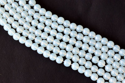 Opal Synthetic Beads, Natural Round Crystal Beads 4mm to 10mm