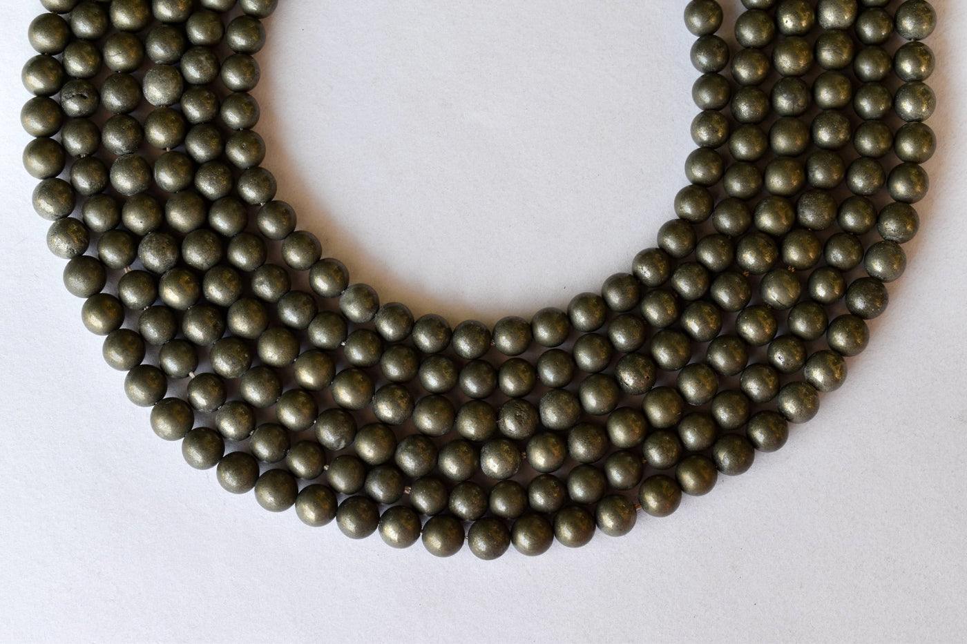 Pyrite Beads, Natural Round Crystal Beads 4mm to 10mm