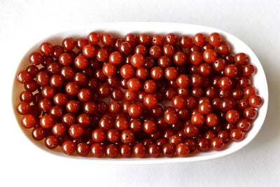 Red Onyx Beads, Natural Round Crystal Beads 4mm to 12mm