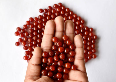 Red Onyx Beads, Natural Round Crystal Beads 4mm to 12mm