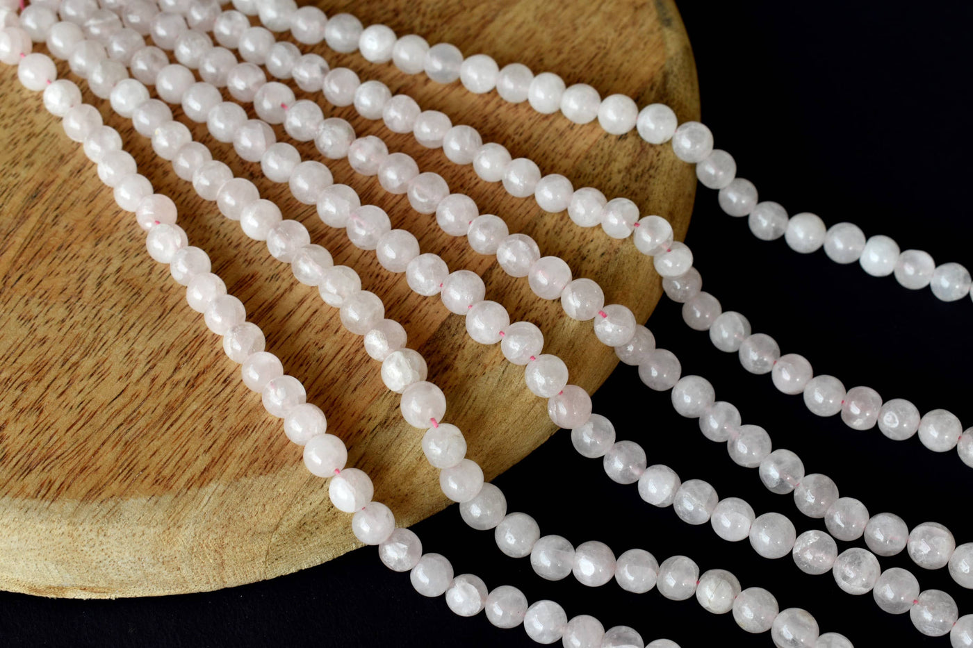 Rose Quartz Beads, Natural Round Crystal Beads 4mm to 12mm