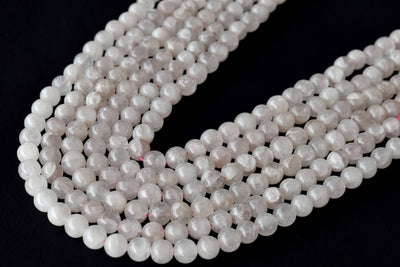 Rose Quartz Beads, Natural Round Crystal Beads 4mm to 12mm