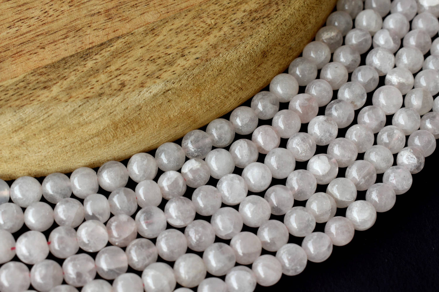 Rose Quartz Beads, Natural Round Crystal Beads 4mm to 12mm