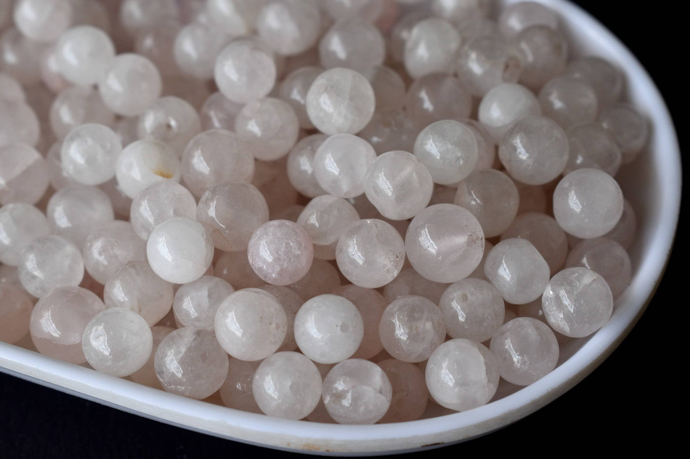 Rose Quartz Beads, Natural Round Crystal Beads 4mm to 12mm