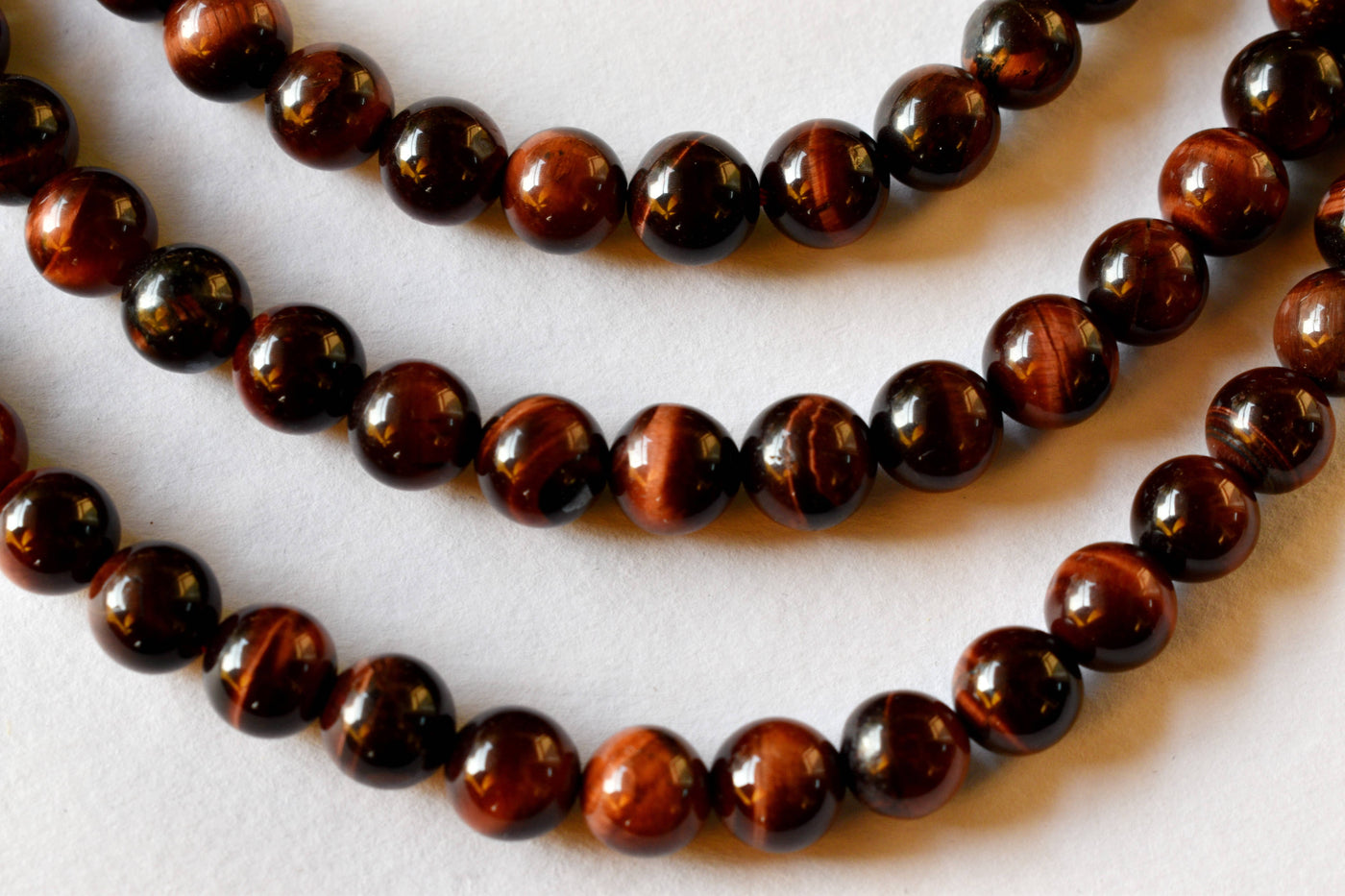 Red Tiger Eye Beads, Natural Round Crystal Beads 4mm to 12mm