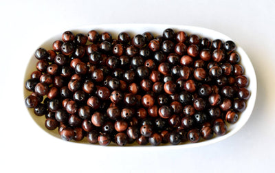 Red Tiger Eye Beads, Natural Round Crystal Beads 4mm to 12mm