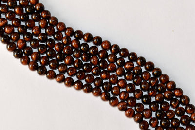 Red Tiger Eye Beads, Natural Round Crystal Beads 4mm to 12mm