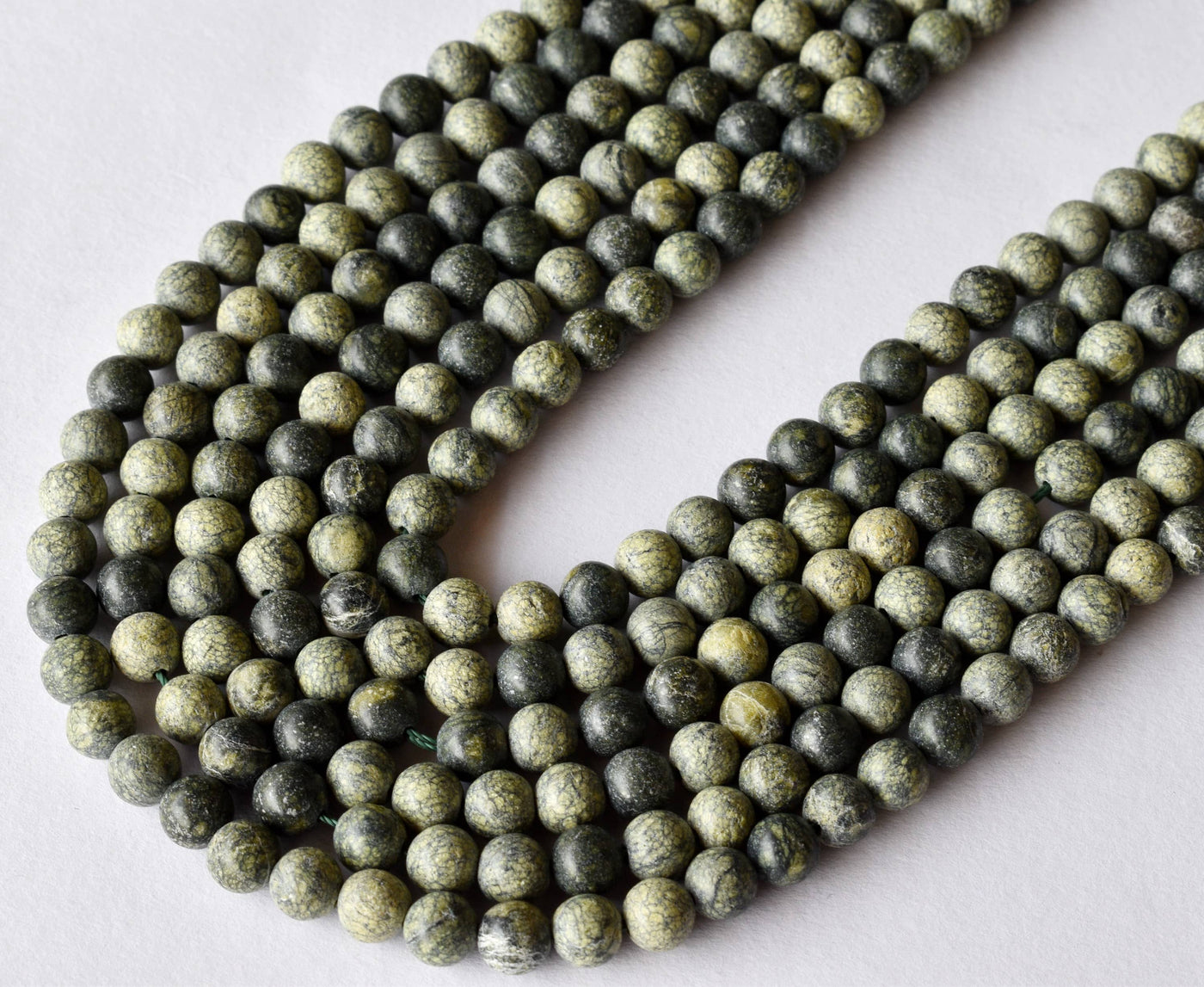 Seraphinite Beads, Natural Round Crystal Beads 4mm to 10mm