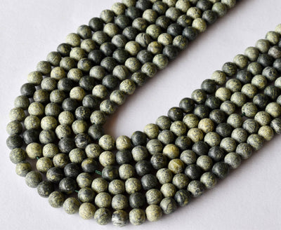 Seraphinite Beads, Natural Round Crystal Beads 4mm to 10mm