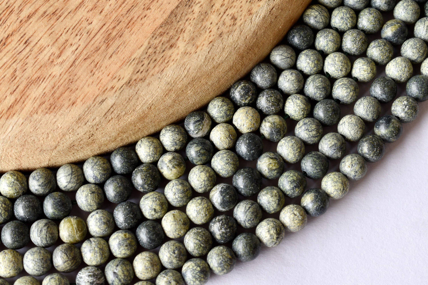 Seraphinite Beads, Natural Round Crystal Beads 4mm to 10mm