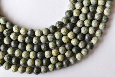 Seraphinite Beads, Natural Round Crystal Beads 4mm to 10mm