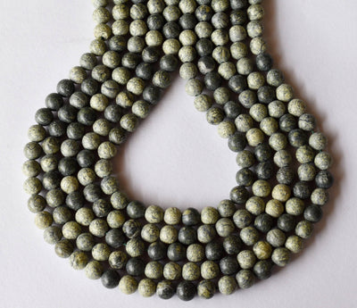 Seraphinite Beads, Natural Round Crystal Beads 4mm to 10mm