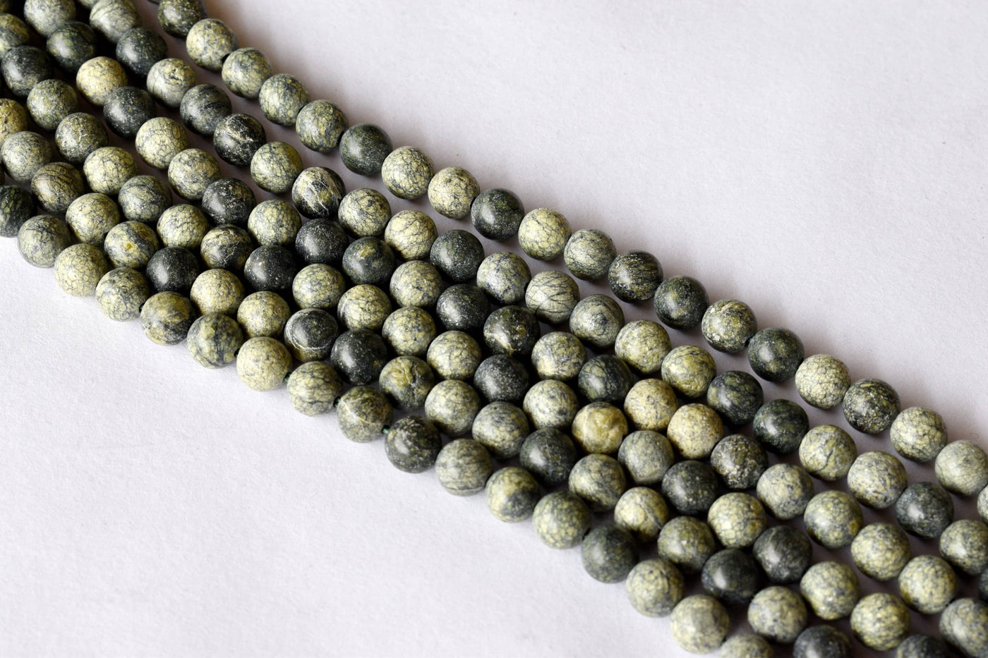 Seraphinite Beads, Natural Round Crystal Beads 4mm to 10mm