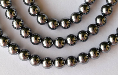 Shungite Elite Beads, Natural Round Crystal Beads 6mm to 10mm