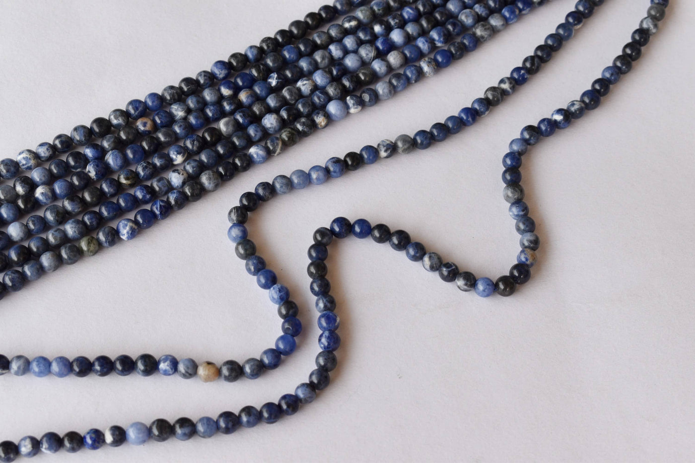 Sodalite Beads, Natural Round Crystal Beads 4mm to 12mm