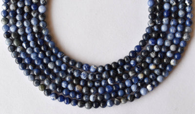 Sodalite Beads, Natural Round Crystal Beads 4mm to 12mm