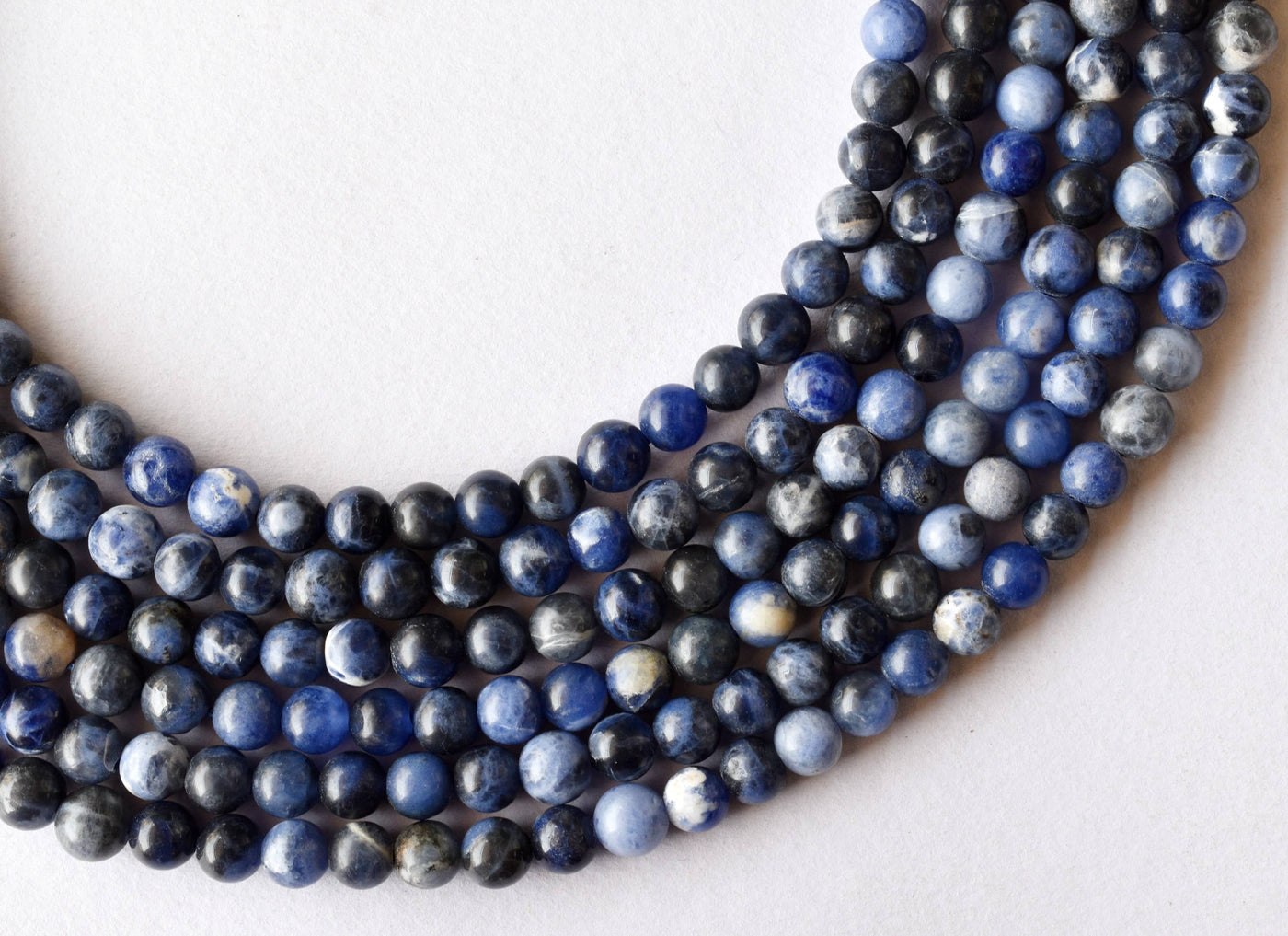 Sodalite Beads, Natural Round Crystal Beads 4mm to 12mm