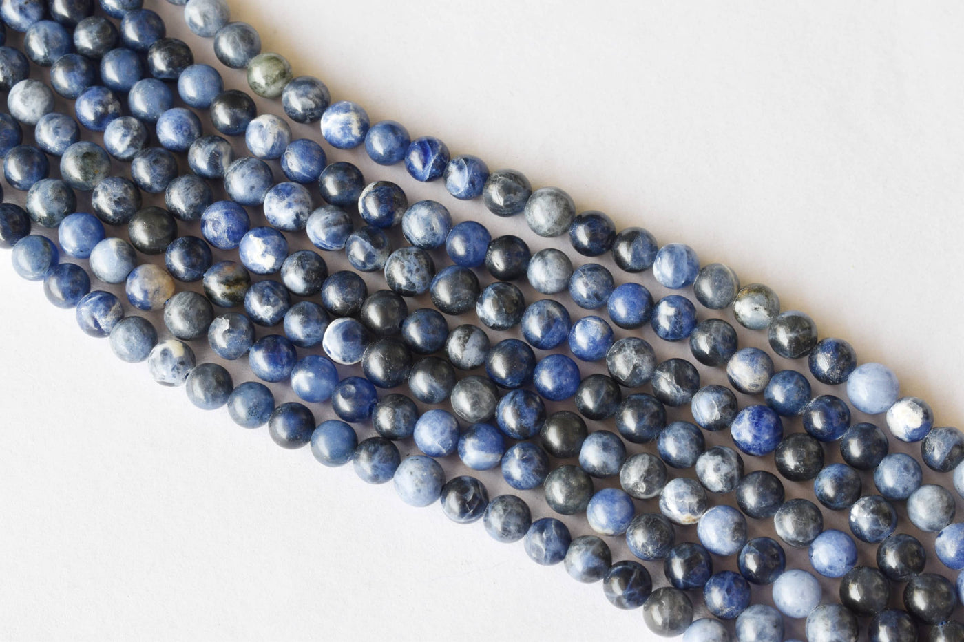 Sodalite Beads, Natural Round Crystal Beads 4mm to 12mm